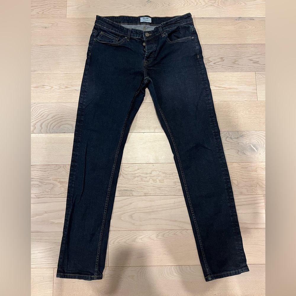 Only & Sons Slim Straight Dark Blue Jeans Men’s Size 34x34
